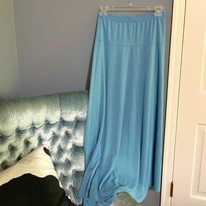 BCBG MaxAzria Blue Kazia Maxi Skirt